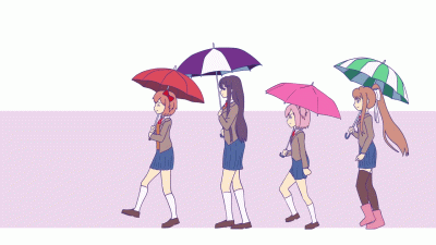 bakayarou - #randomanimeshit #dokidokiliteratureclub #sayori #yuri #natsuki #monika #...