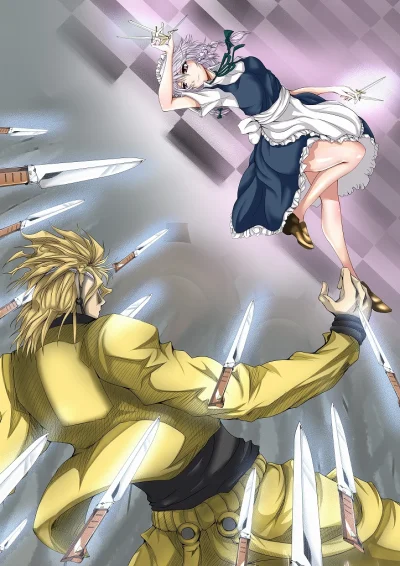 kedzior1916 - #randomanimeshit #jojosbizarreadventure #touhou #diobrando #sakuyaizayo...