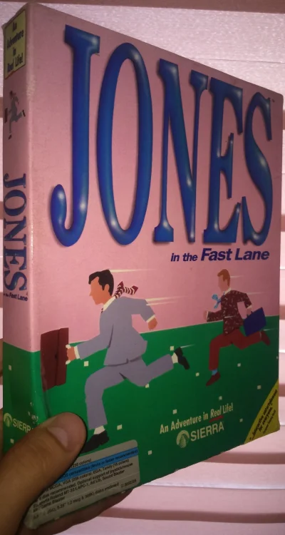 N.....K - Jones in the Fast Lane, 1991, Sierra

#bigbox #staregry #retrogaming #gry...