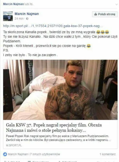 Przesmyk - No to mamy chyba kolejną walkę na następnym kej es dablju #najman #popek #...