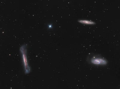 SchrodingerKatze64 - Triplet Lwa mała grupa galaktyk znajdująca się w konstelacji Lwa...
