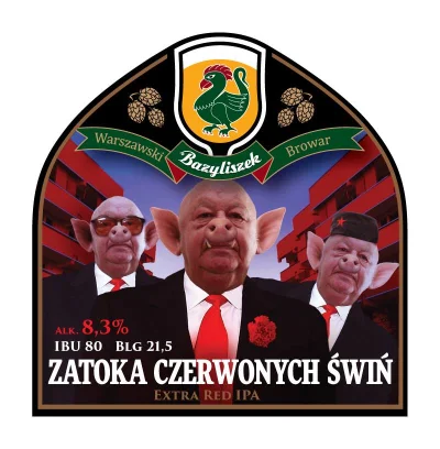 spenser - Zatoka Czerwonych Świń czyli Extra Red IPA od Browaru Bazyliszek zmierza na...