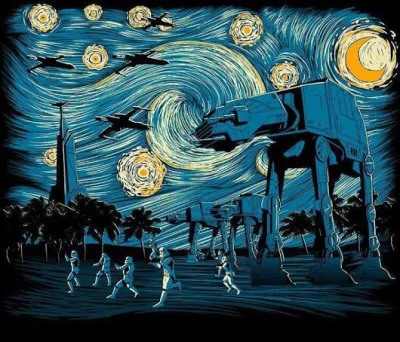 p.....k - #starwars #humorobrazkowy #vangogh