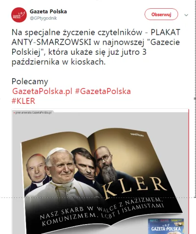 saakaszi - Gazeta Polska: Na specjalne życzenie czytelników - PLAKAT ANTY-SMARZOWSKI
...