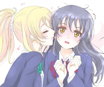 2.....w - #randomanimeshit #lovelive #eliayase #eriayase #umisonoda #yuri @joookub @S...