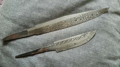 Plash - Dwa kolejne noże gotowe do oprawy

#jorgencraft #knifeboners #knifemaking #no...