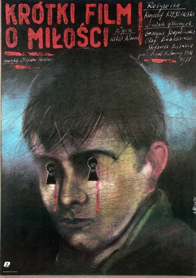 jadi - #plakat do filmu 'Krótki film o miłości'. Autor: Andrzej Pągowski, 1989r.

#...