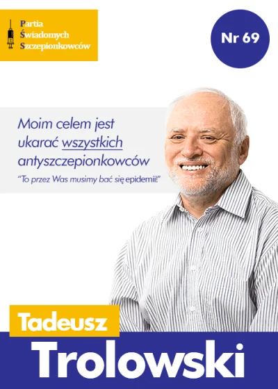 katysz - Popełniłem plakat dla śmieszków, ale teraz mam ochotę porozwieszać go w cały...