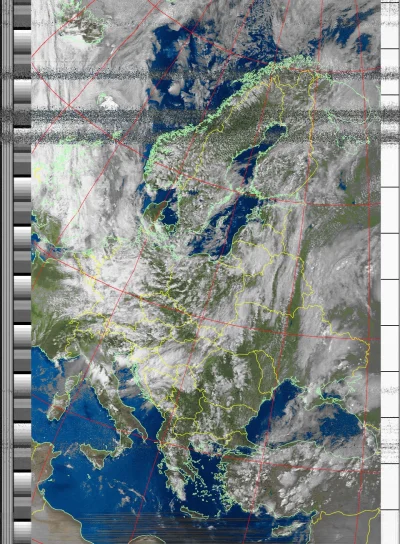 Czarny_szakal - Świeże zdjęcie z satelity NOAA 18
#sdr #meteorologia no i pozwolę so...