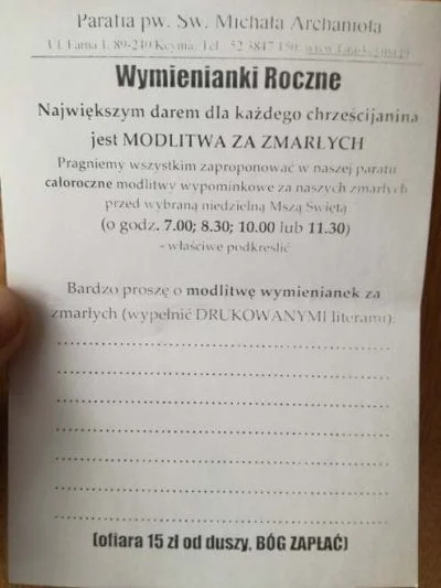 lakukaracza_ - Wiem, że już dodawałem to dziś, ale kisne z tego "Wymienianki roczne"....