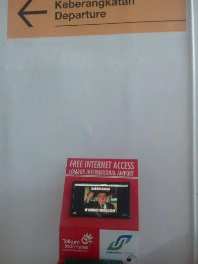 Qbs - Mircy polecam podroze po Indonezji, jest i darmowy internet na lotnisku!
