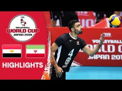 b.....u - EGYPT vs. IRAN - Highlights | Men's Volleyball World Cup 2019 || Grupa B ||...