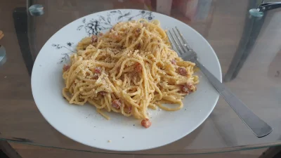 aret - Spaghetti carbonara do oceny
#gotujzwykopem #sniadanie