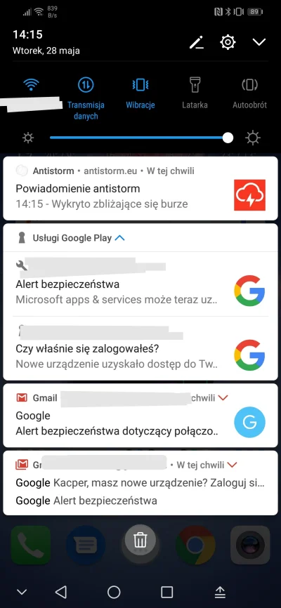 Migfirefox - Tylko do Outlooka się zalogowałem xD
Ale w sumie dobrze że Google tak sp...