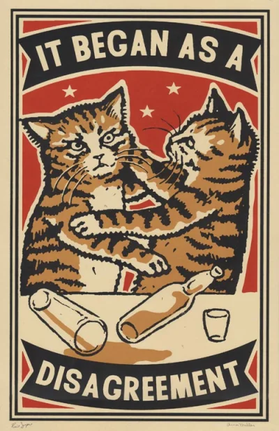 mala_kropka - #koty #piwo #zapalki #sztuka
autorka: Arna Miller