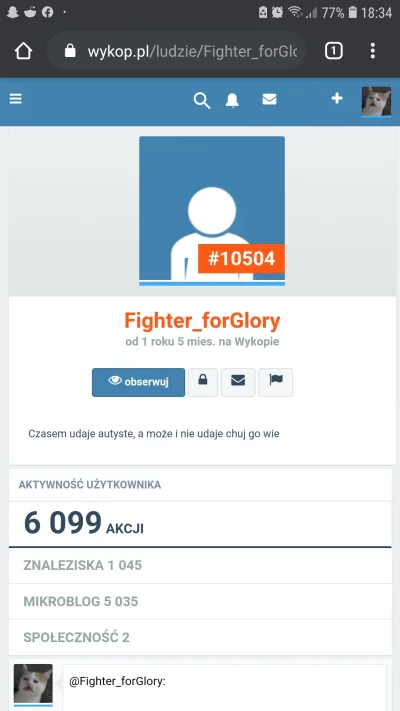 MrErnest24 - @Fighter_forGlory: To jest to slynne autismo??