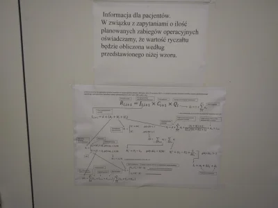 scottx85 - Takie coś w szpitalu w Gdańsku. Ktoś pomoże rozwiązać to równanie? #szpita...