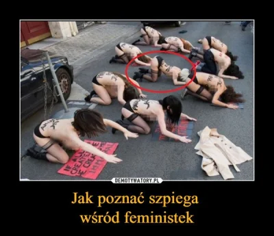 M.....n - Jak poznań szpiega wśród feministek?

#feminizm #feministki #bekazfeminis...