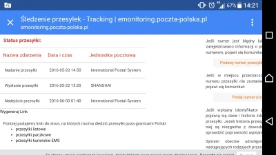 tedek - #aliexpress #tracking #pocztapolska
W jaki sposób mam odbierać taki status pr...