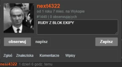 Ravciu - @next4322: Ty naprawdę nie masz co robić w życiu XD. Jeszcze rozumiem jakbyś...