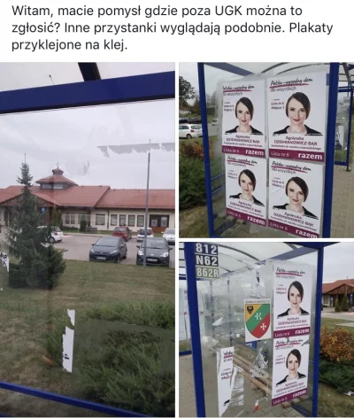 Zandorath - Partia #razem powyklejała plakatami wszystkie przystanki w mojej wsi. Szk...