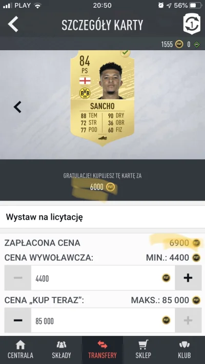 jackieboy - Hej. Pytanie do ponizszego - ile faktycznie zaplacilem za goscia? #fut