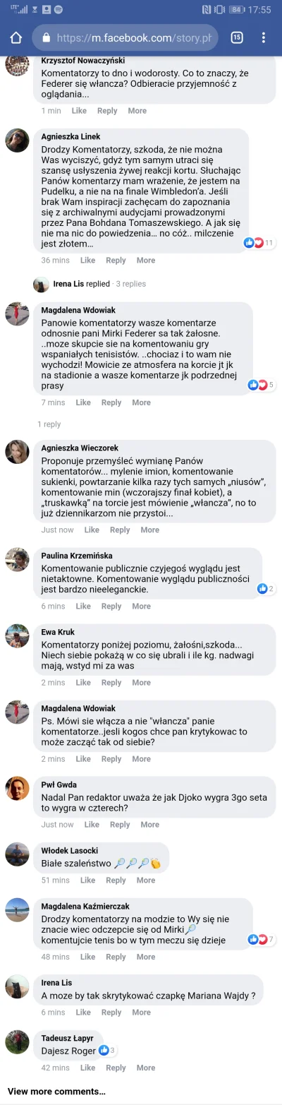 pw1 - Już nawet nie chce mi się pisać o tych komentatorach. Zobaczcie komentarze na f...