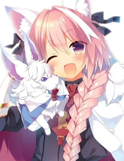 Smuffiasty - #randomanimeshit #astolfo #fou #fate #fateapocrypha #crossdressing #kemo...