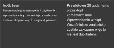 L3stko - > bo jest to duplikat.

@Tamerlan: tłumaczę że zdaniem moderacji takie zna...