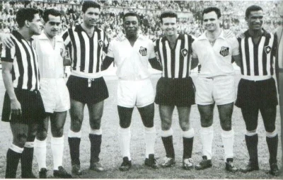 Clermont - Botafogo – Santos, półfinał Copa Libertadores, 1963. Santos wygrał po hat-...