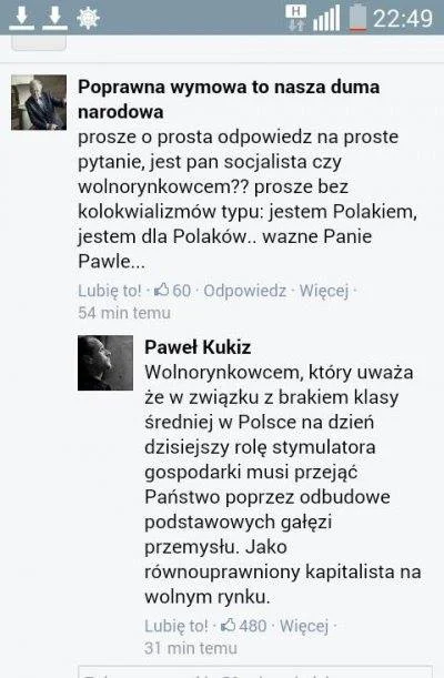 ale_fuks - p. Kukiz - pierwszy wolnorynkowiec kraju (czyli jak być i jednocześnie nie...