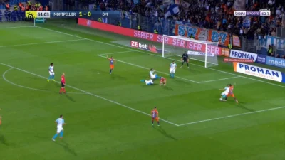 nieodkryty_talent - Montpellier [2]:0 Olympique Marseille - Gatean Laborde x2
#mecz ...