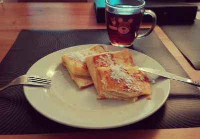 Agrinez - Dzisiaj na #sniadanie nalesniki z serem.
#dziendobry #urlop #jedzzwykopem