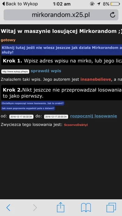 i.....e - Zwycięzcą jest @ScoorvoDaktyl!:) Mam nadzieję, że karnet zostanie prawilnie...