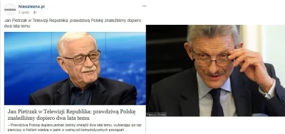 saakaszi - #dobrazmiana 
Po lewej stronie Jan Pietrzak: 
 Prawdziwą Polskę dopiero j...