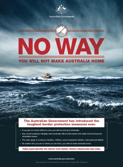 t.....e - Australia ma bardzo dobrą politykę jeśli chodzi o nielegalnych imigrantów, ...