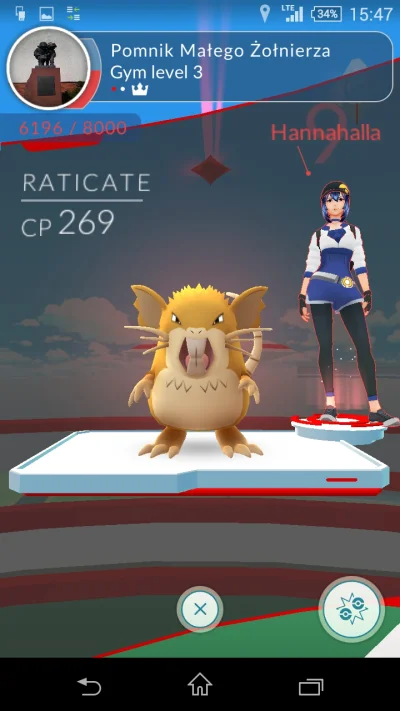 delKrul - @Hannahalla 
No Elo XD

#pokemongo #yellowmasterrace