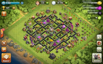 x.....e - Moja wiocha po 8 miesiącach :) #clashofclans #coc