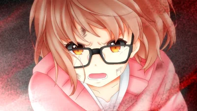 x.....c - #randomanimeshit #kyoukainokanata #miraikuriyama #meganekko