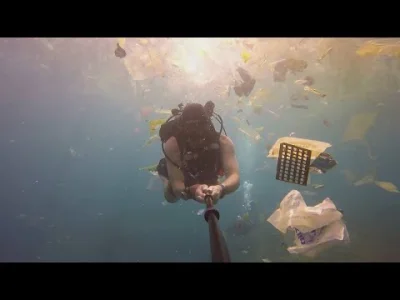 starnak - @Ponurnik: 'So much plastic!': British diver films deluge of waste off Bali
