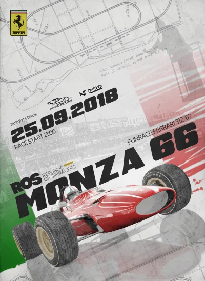 RepublicOfSimracers - Funrace #ros włoskimi klasykami (Ferrari F312/67) na innym włos...