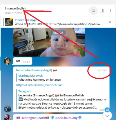 MelomanBTC - @atari_XE: Wejdź sobie na oficjalny, największy Telegram Binance - oznac...