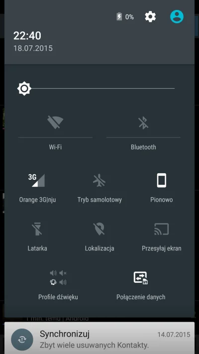 artexo336 - 0 % baterii telefon wciąż działa :D 
#android