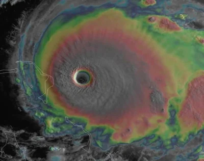 polock - Huragan Dorian na zdjęciu satelitarnym.
#huragan #pogoda#pogoda #usa