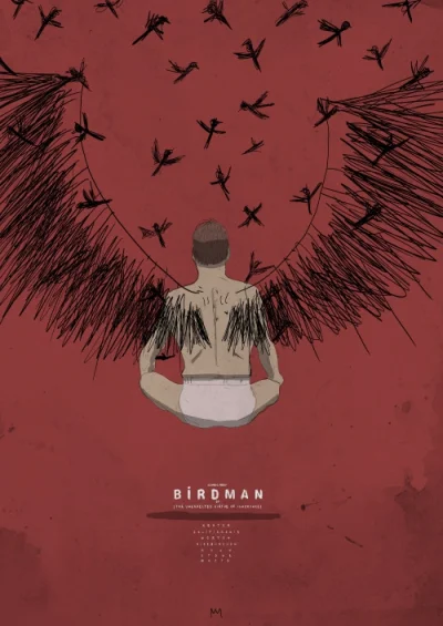 aleosohozi - Birdman
#plakatyfilmowe #birdman