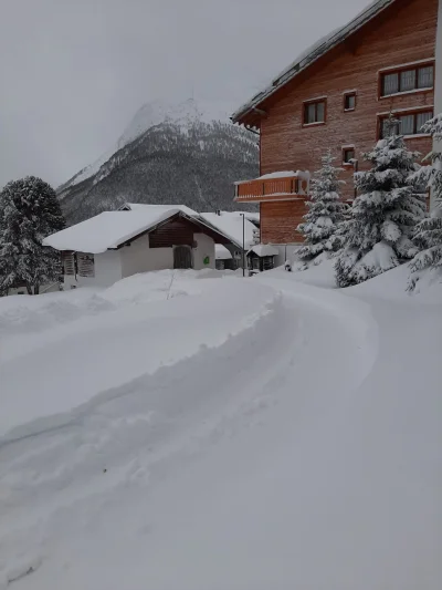 manedhel - I znów zasypało. Zapowiada się dobry sezon.

#szwajcaria #gory #zima ##!...