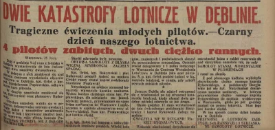 beQuick - @beQuick: 25.07.1931 r. czarny dzień lotnictwa polskiego - dwie katastrofy ...