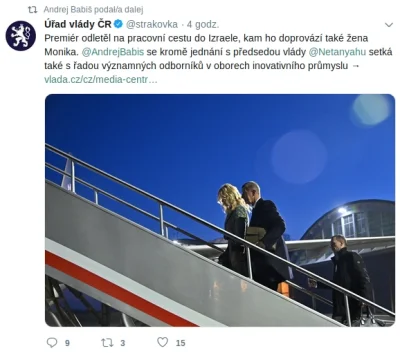 catroaster - Premier Czech również jest już w Izraelu. Należy zrozumieć, że to spotka...