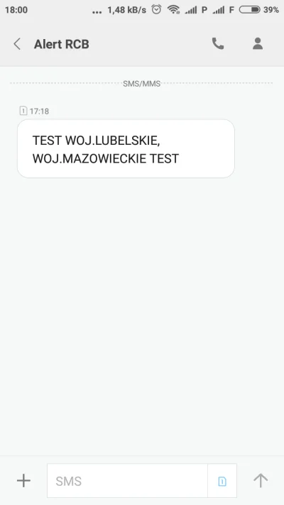 restofme - #rcb ruszyło z powiadomieniami sms. Test niewypał.