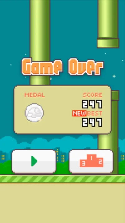 thisisthesix - #flappybird skupienie na kibelku robi swoje